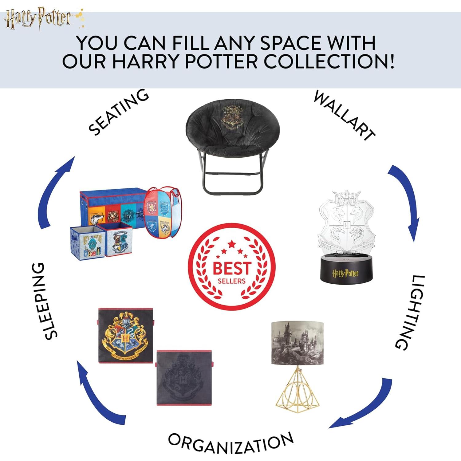 Cubo de Almacenamiento Plegable Harry Potter 25x25x25 cm