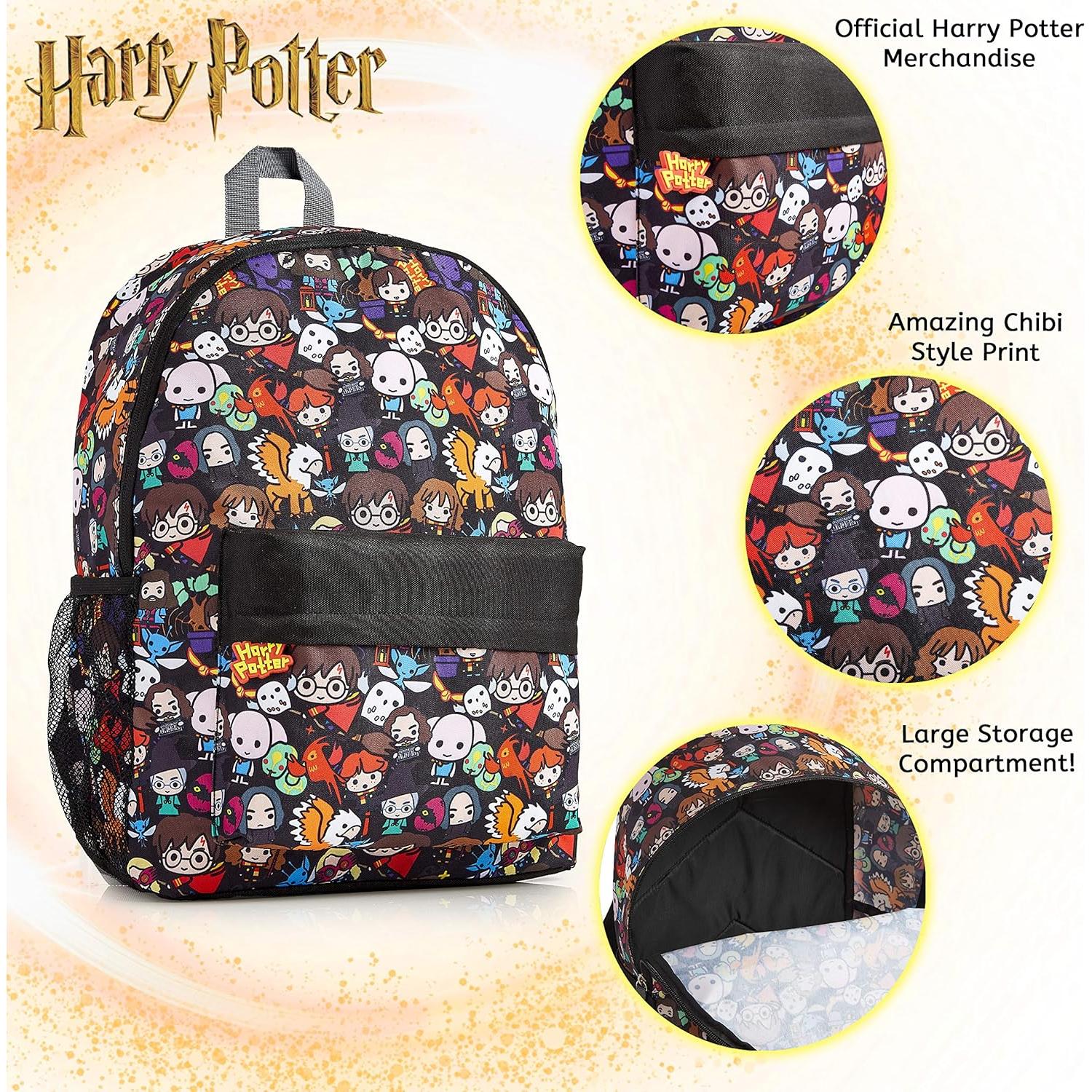 Mochila Escolar Harry Potter Chibi 20L Niños Unisex