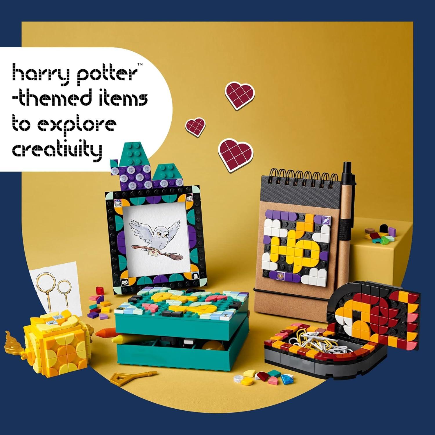 LEGO DOTS Kit de Escritorio Hogwarts 41811, 4 Accesorios