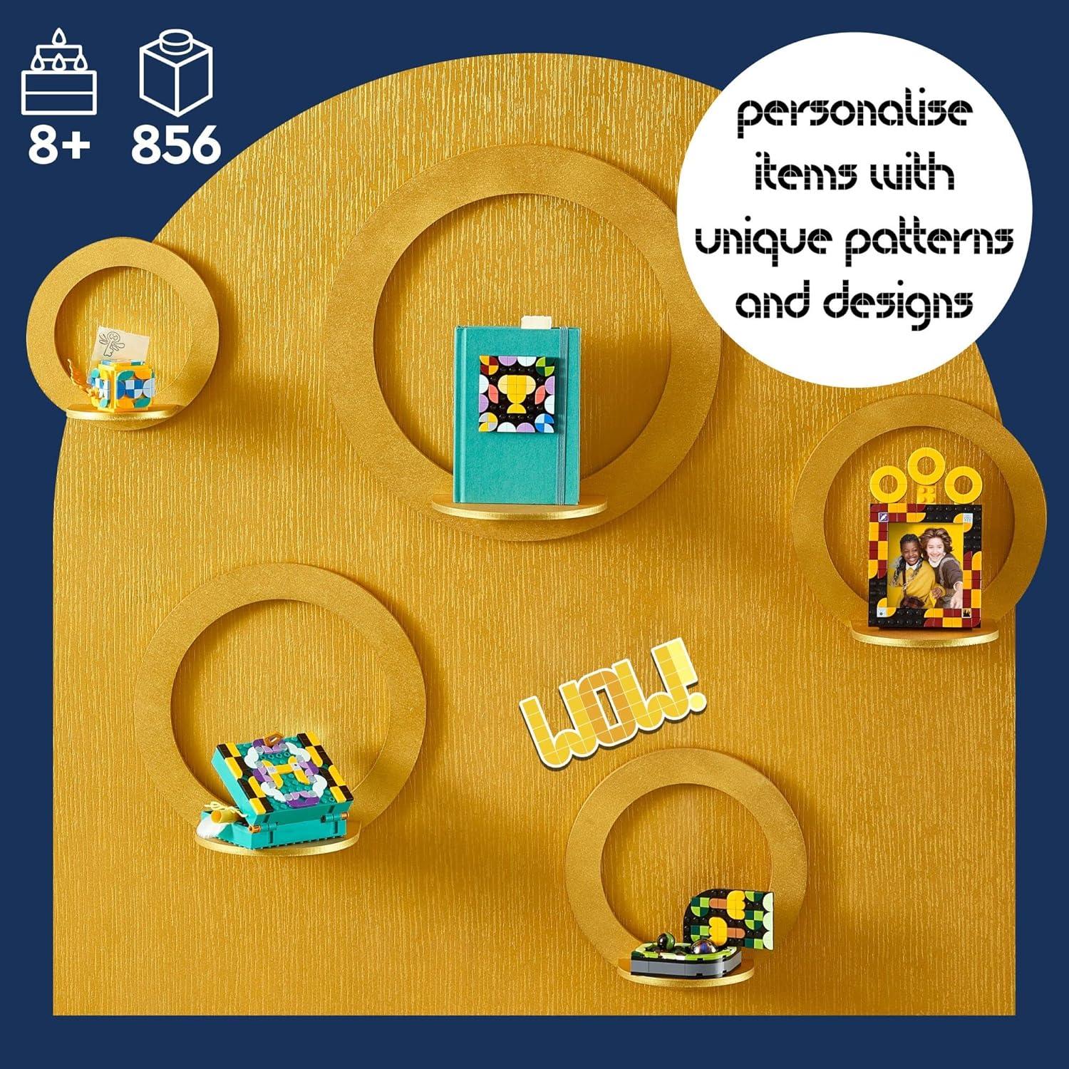 LEGO DOTS Kit de Escritorio Hogwarts 41811, 4 Accesorios