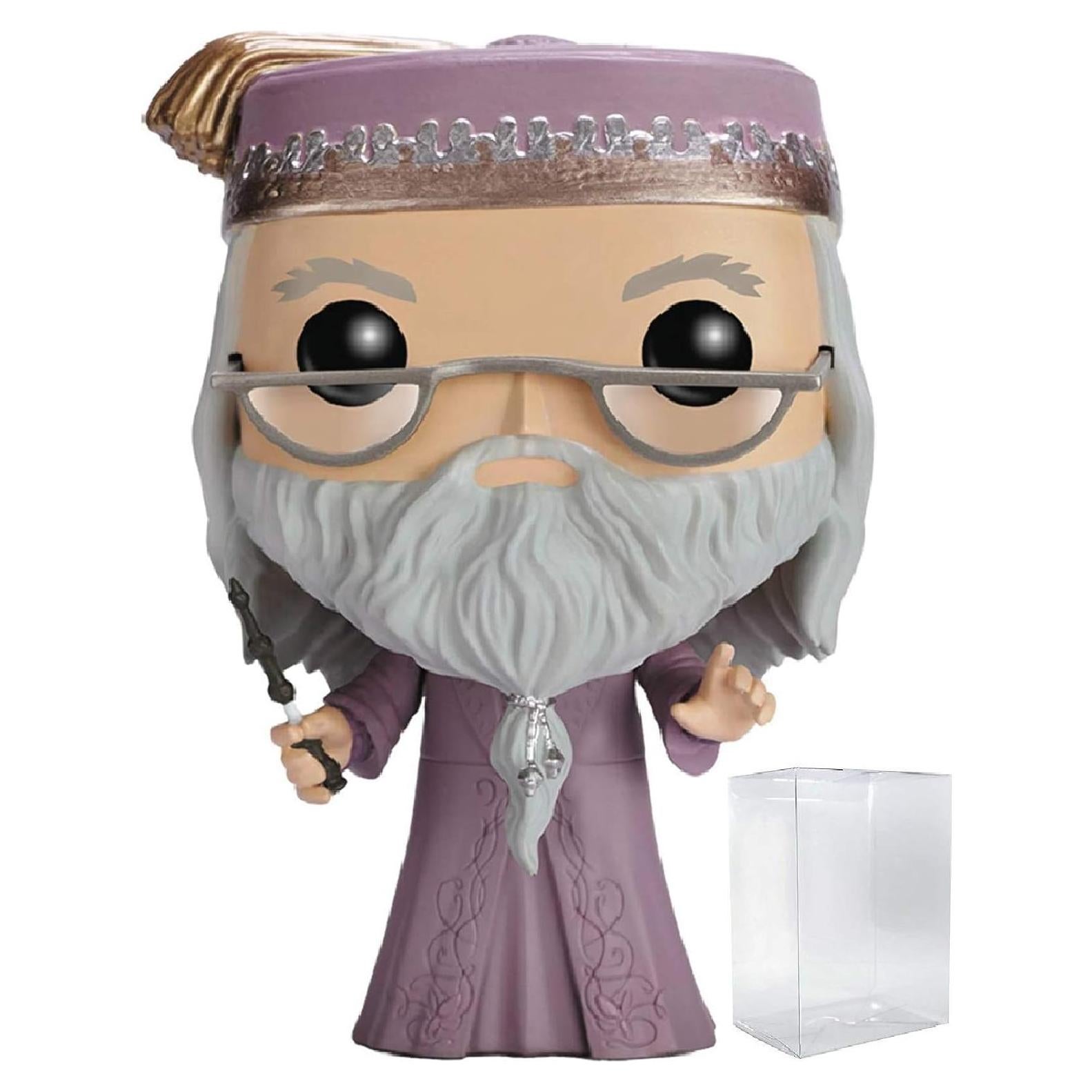 Figura de Vinilo Funko Pop Albus Dumbledore con Varita 9.5cm