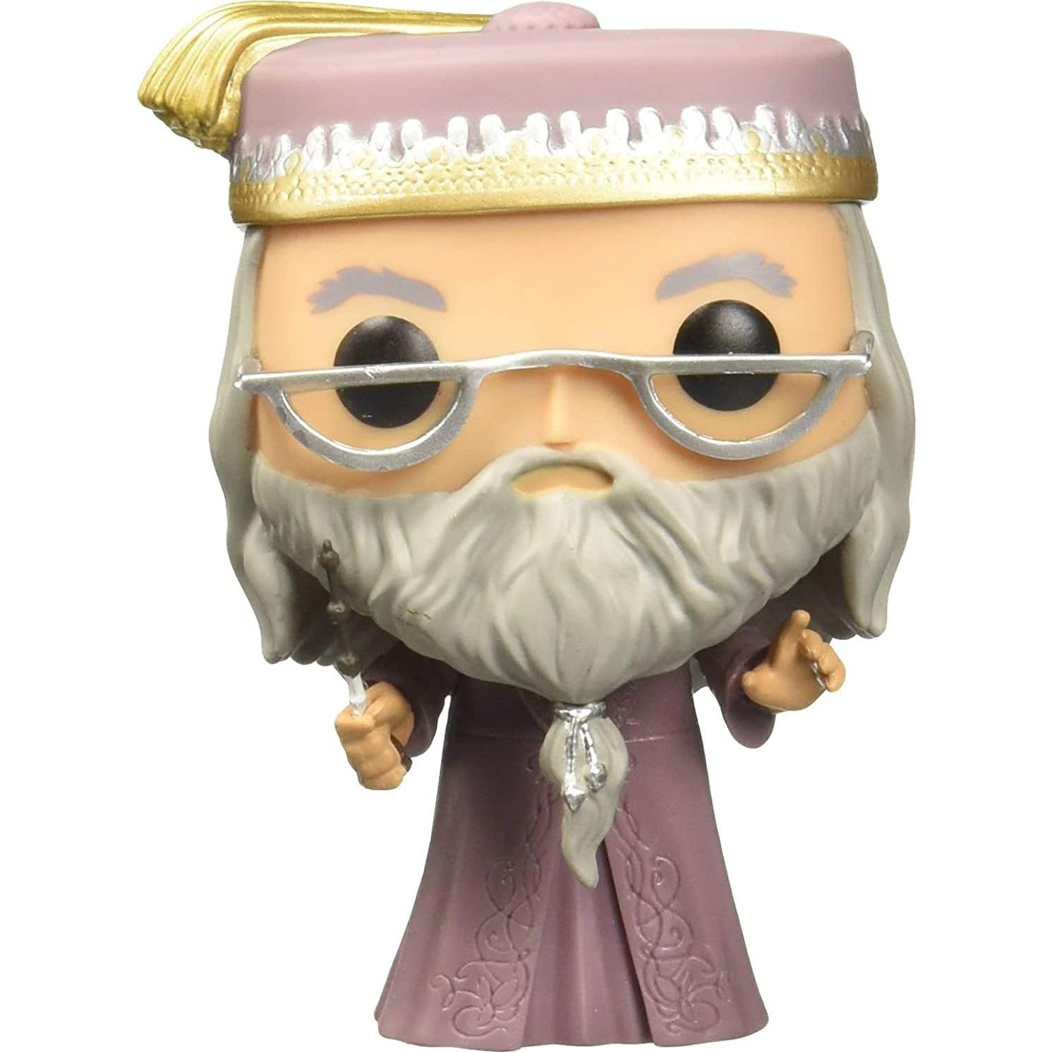 Figura de Vinilo Funko Pop Albus Dumbledore con Varita 9.5cm
