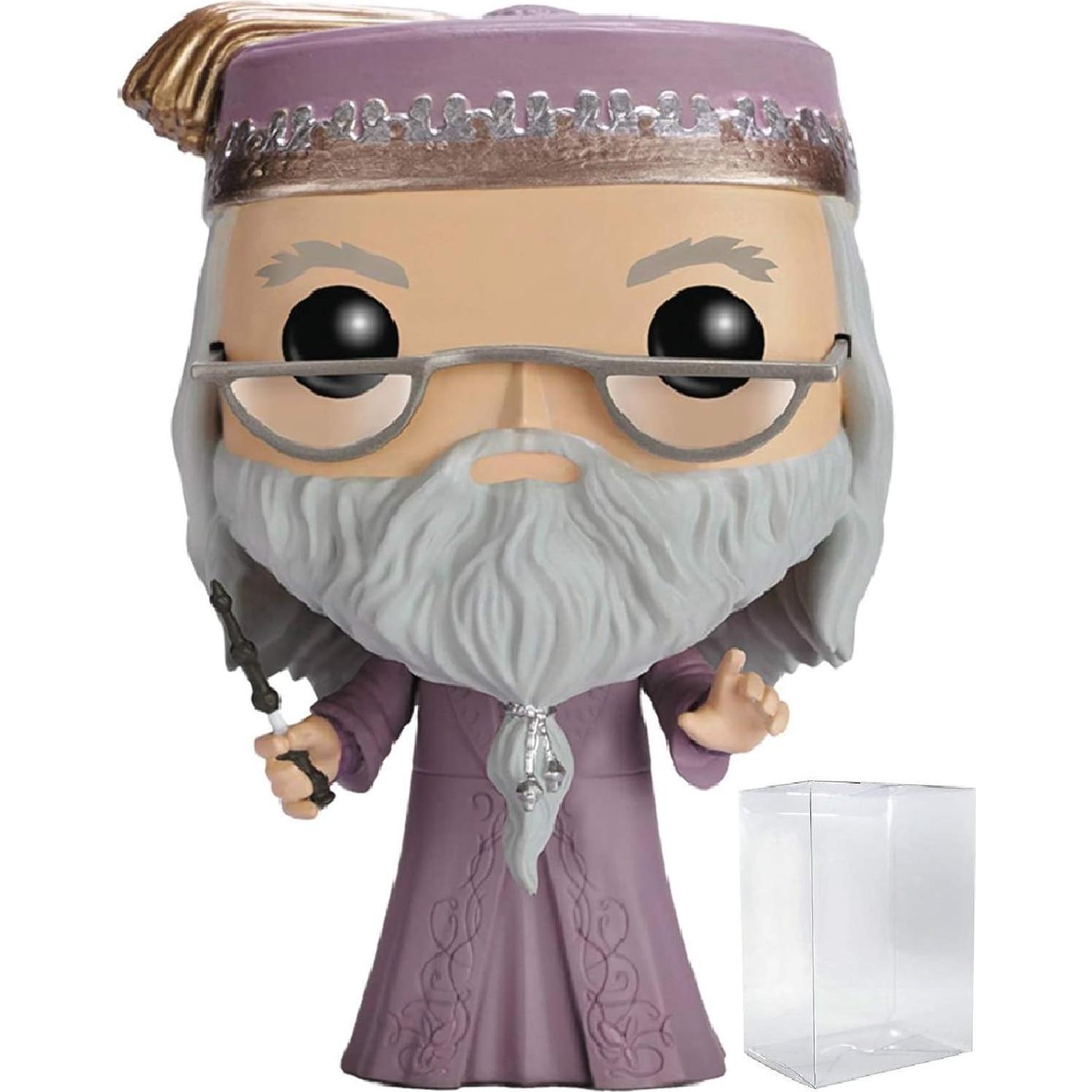 Figura de Vinilo Funko Pop Albus Dumbledore con Varita 9.5cm