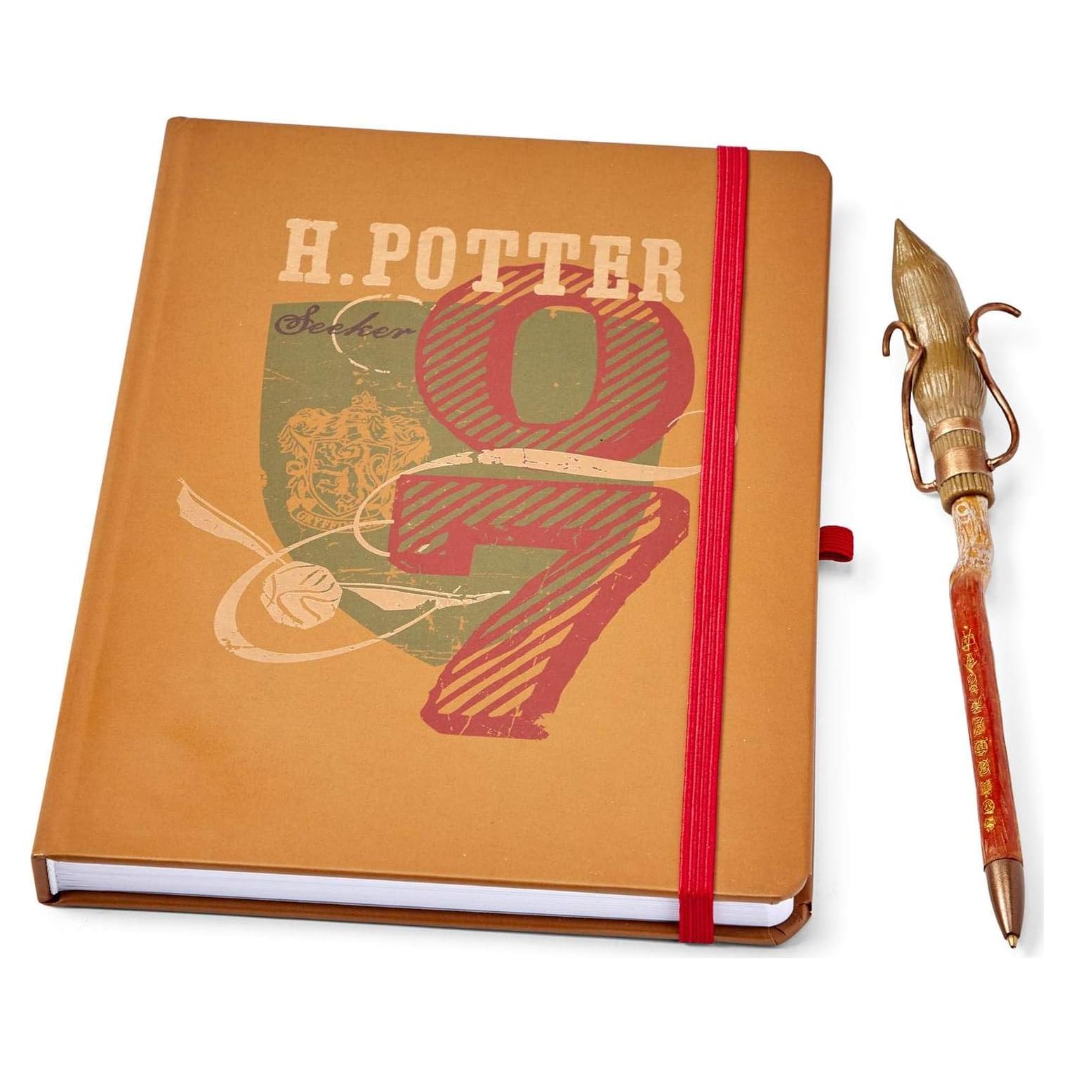 Diario de Quidditch Harry Potter con pluma Firebolt - 192 páginas