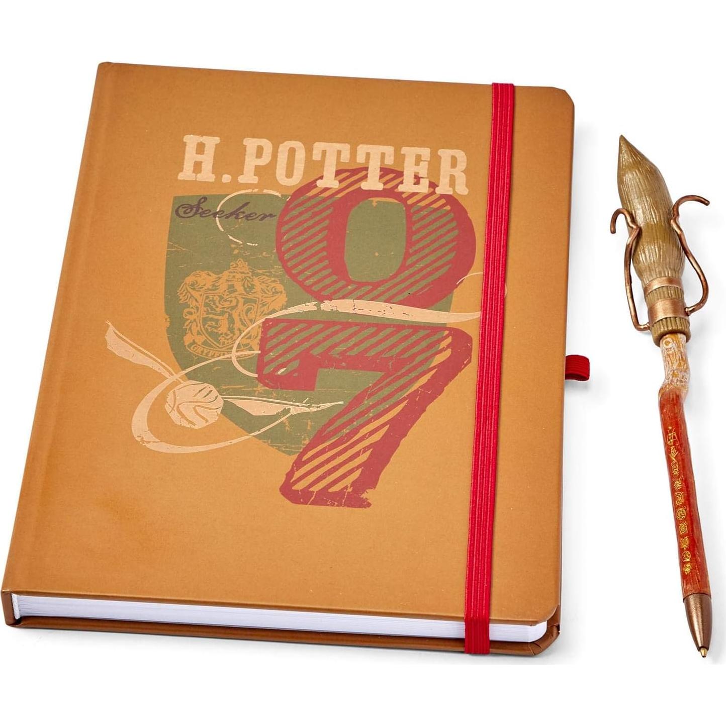 Diario de Quidditch Harry Potter con pluma Firebolt - 192 páginas