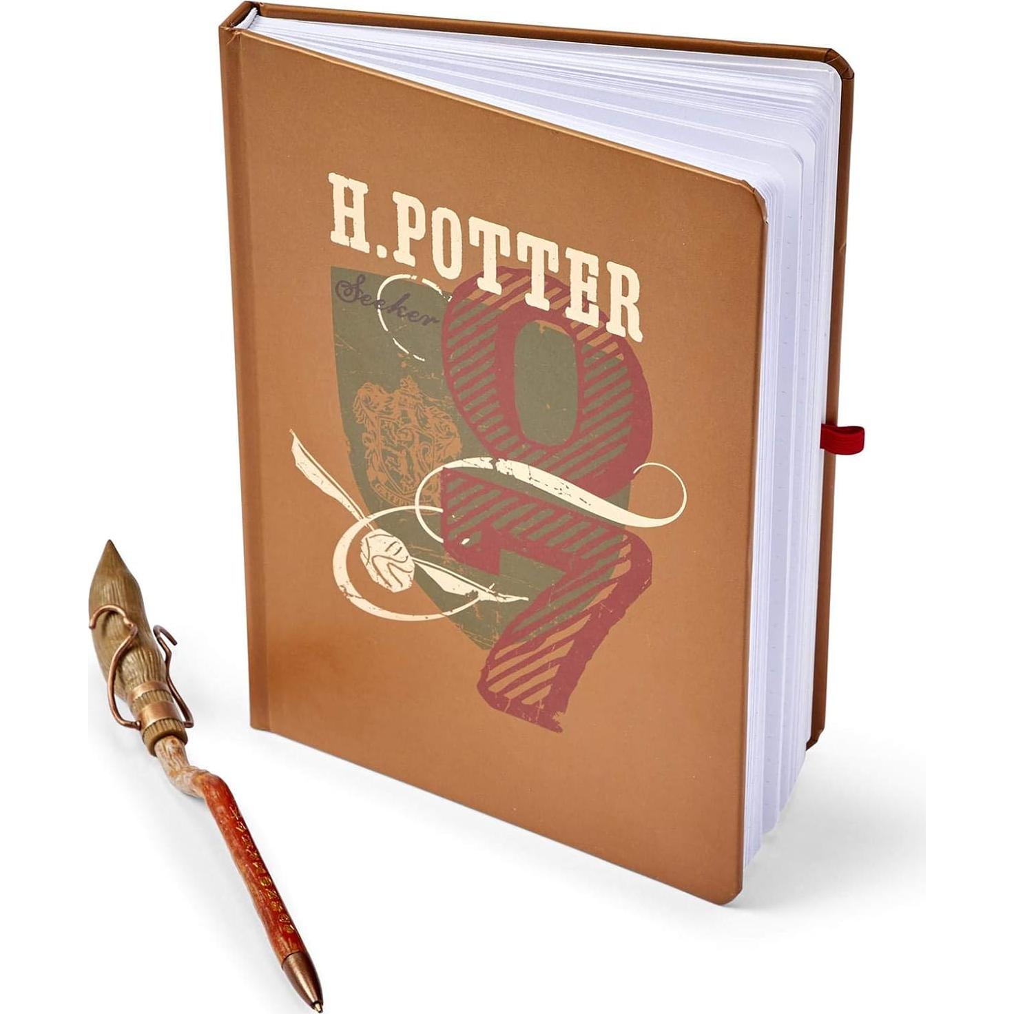 Diario de Quidditch Harry Potter con pluma Firebolt - 192 páginas