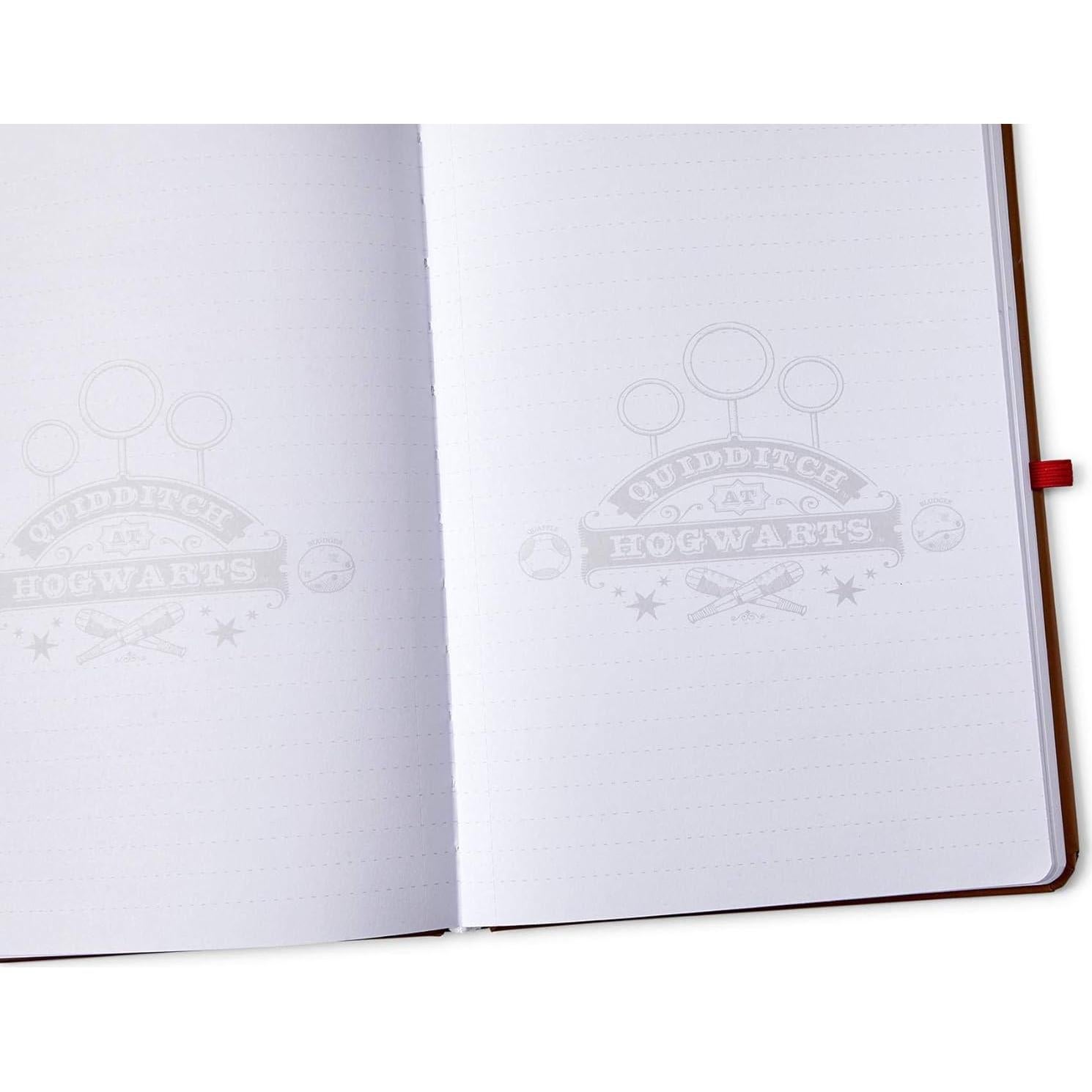 Diario de Quidditch Harry Potter con pluma Firebolt - 192 páginas