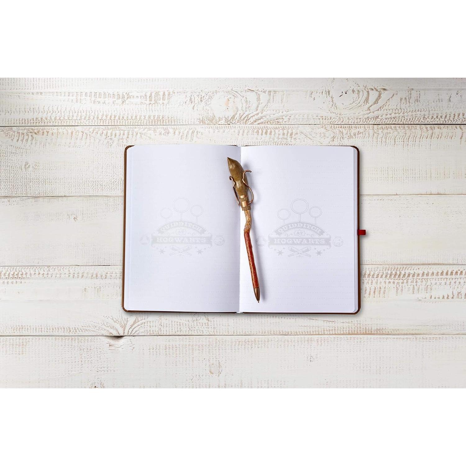 Diario de Quidditch Harry Potter con pluma Firebolt - 192 páginas