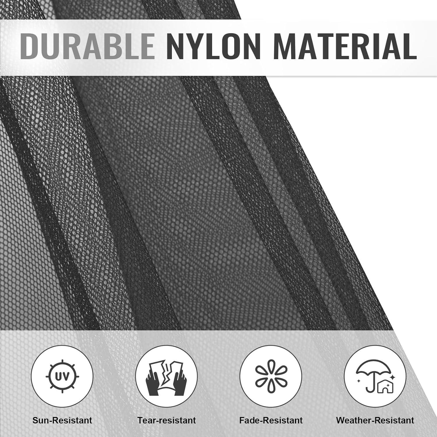 COWVIE Pantalla de Reemplazo para Gazebo 3m x 3m con Doble Cremallera