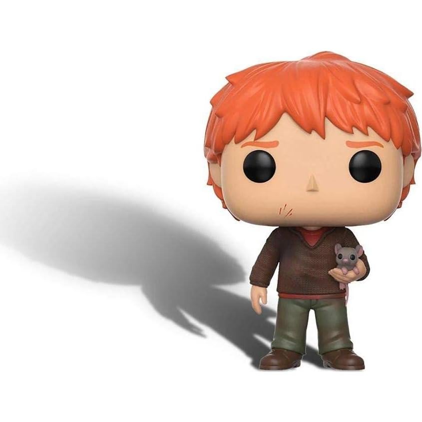 Funko Pop Harry Potter Ron Weasley con Scabbers 9.5 cm