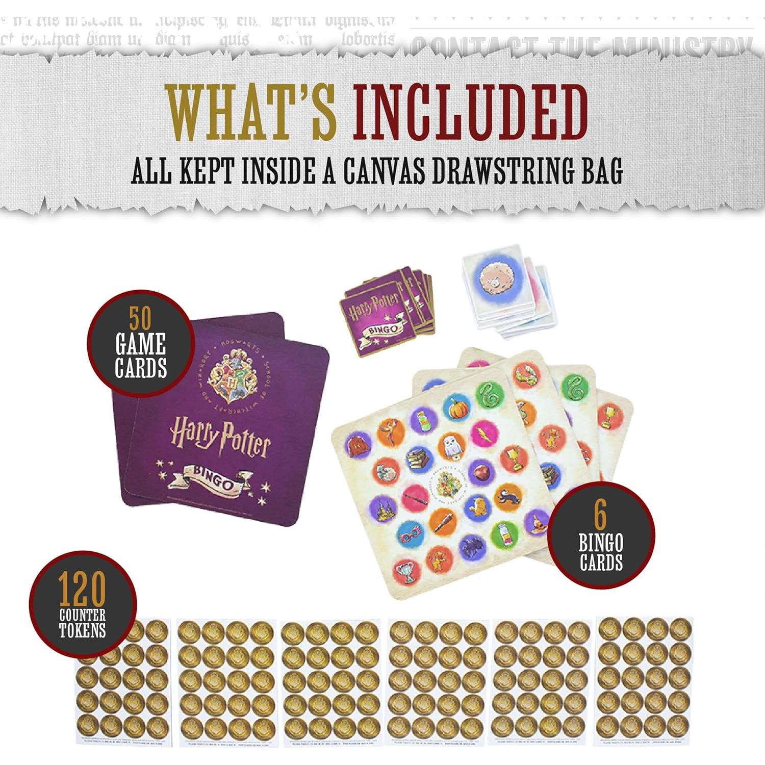 Harry Potter Bingo | Officially Licensed Wizarding World Movies Harry Potter Merchandise