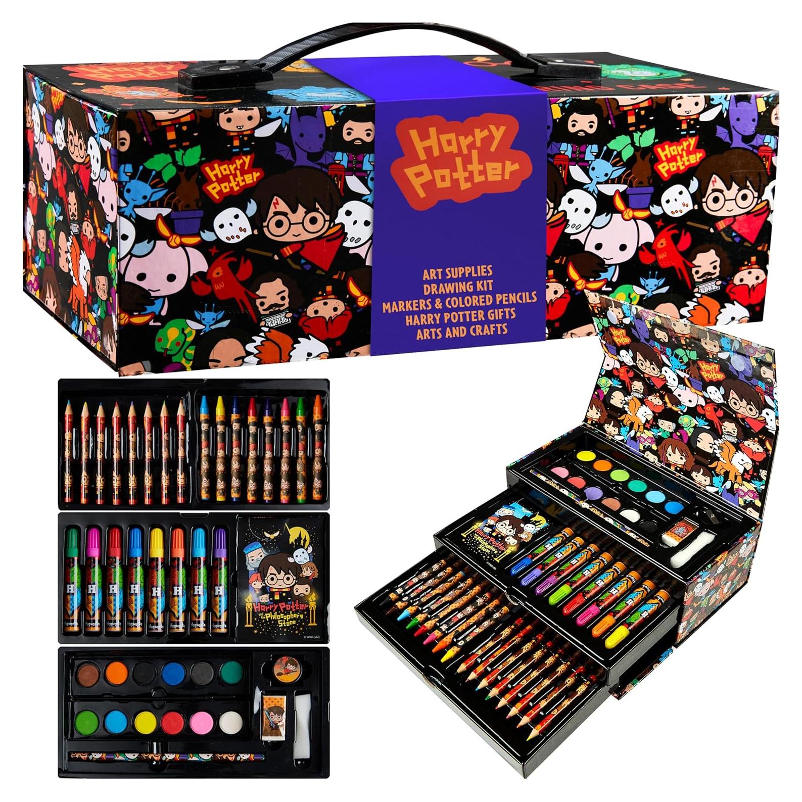 Lápices de Colores Harry Potter 130pcs Set de Arte Niños