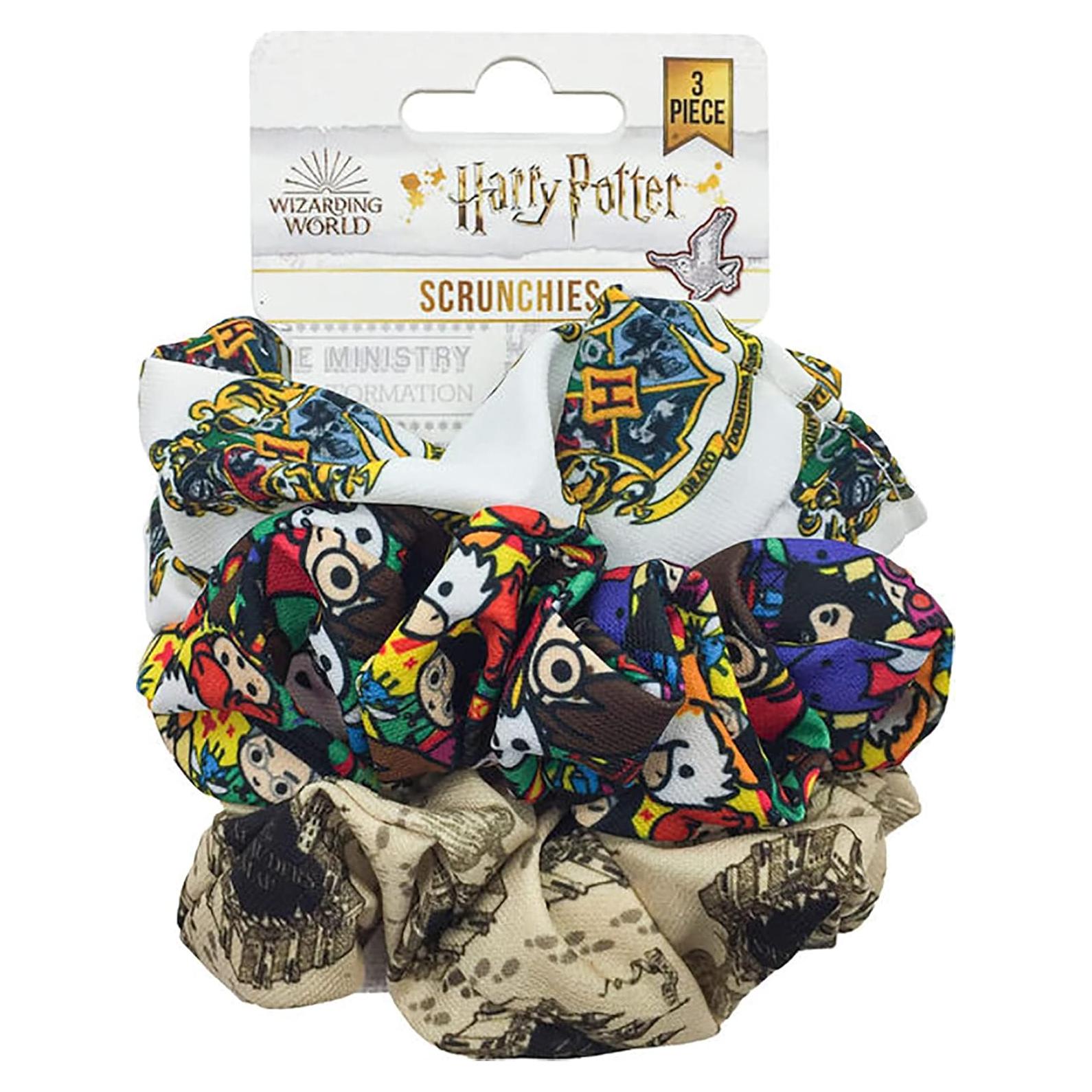 Scrunchies Harry Potter Spoontiques 3 Diseños Suaves