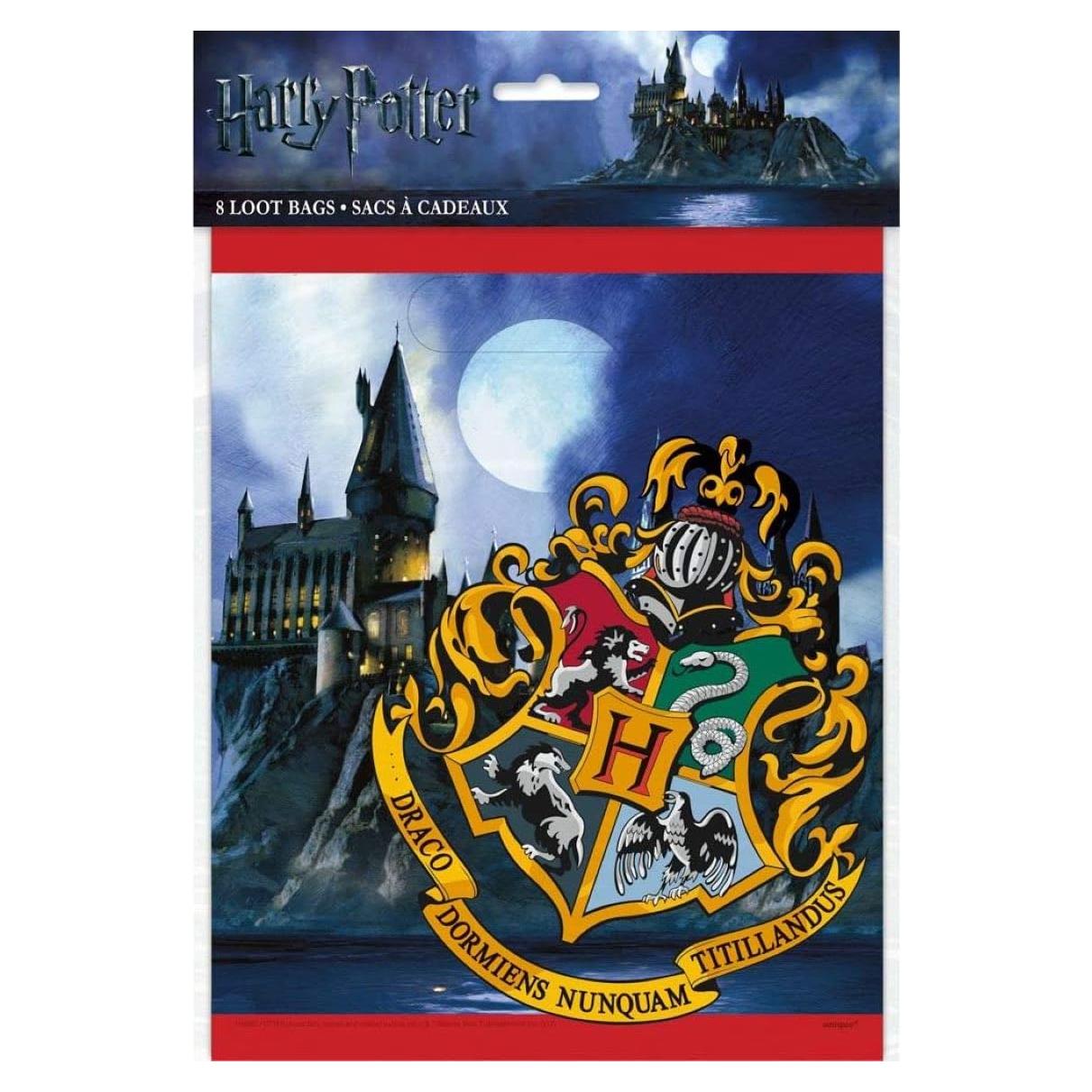 Bolsas de Fiesta Harry Potter Amscan 8 Pcs 27.94x19.05 cm