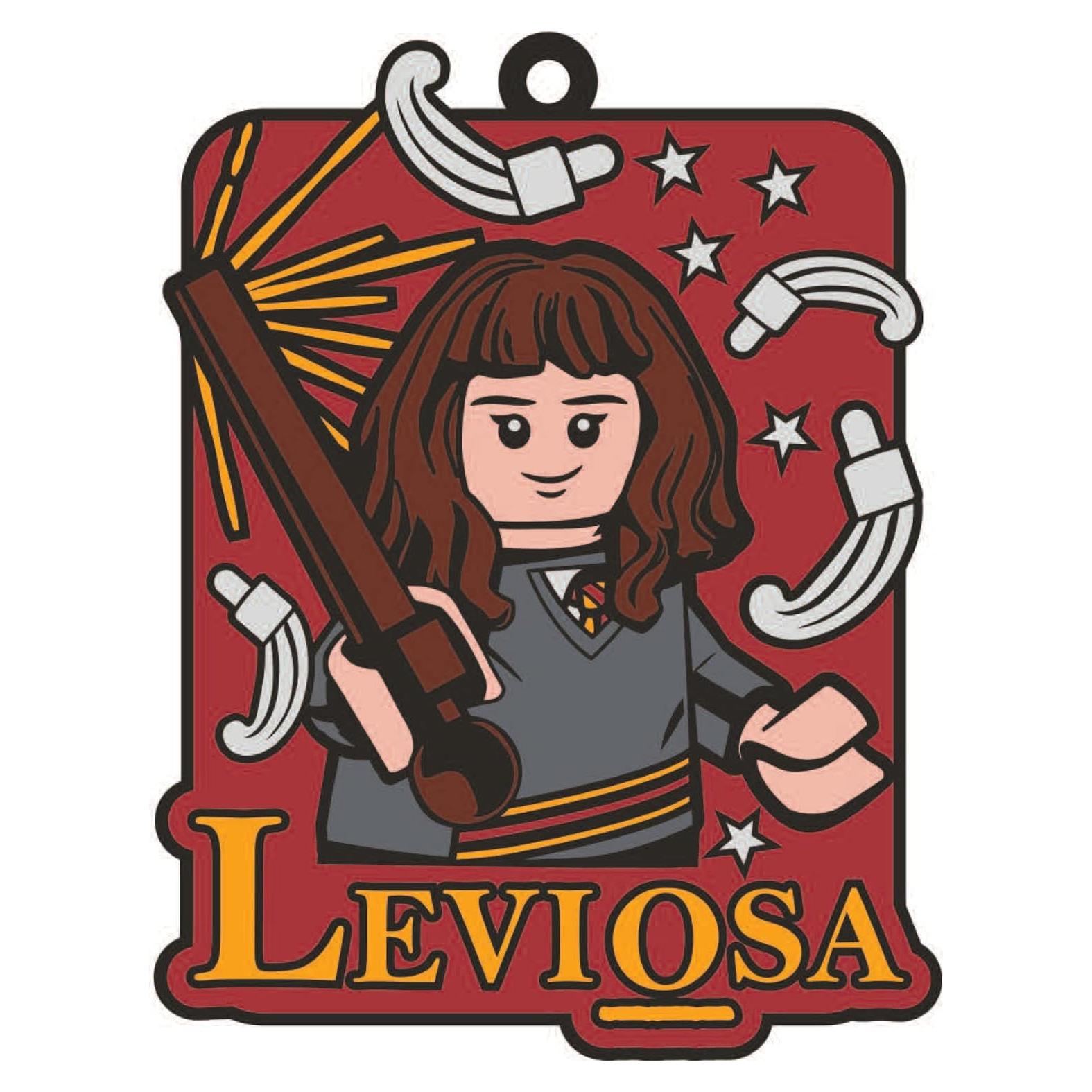Imán de Silicona LEGO Harry Potter Leviosa 10 cm Decorativo