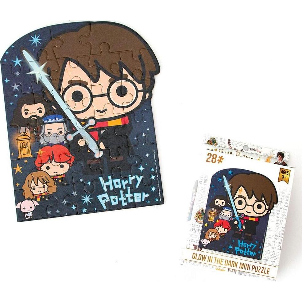 Rompecabezas Mini Harry Potter Brilla en la Oscuridad 28 Pzas