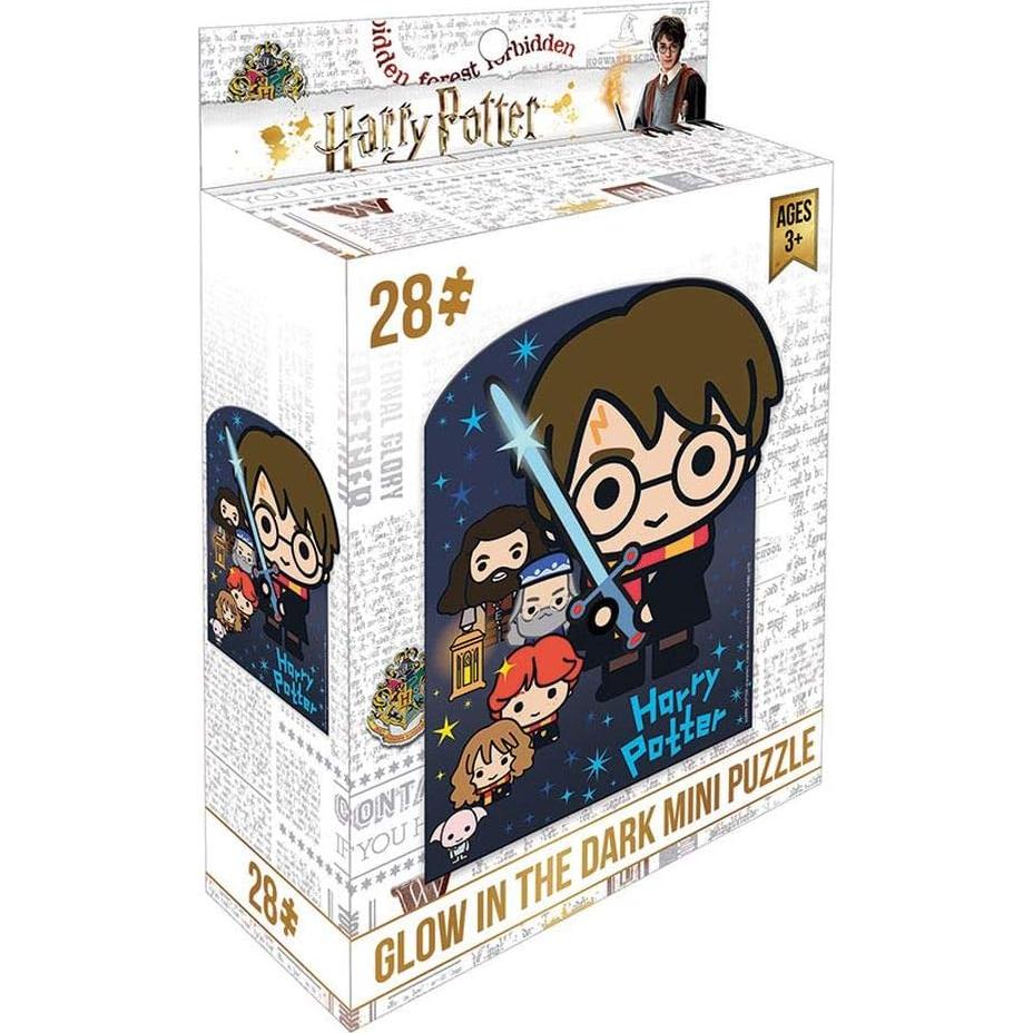 Rompecabezas Mini Harry Potter Brilla en la Oscuridad 28 Pzas