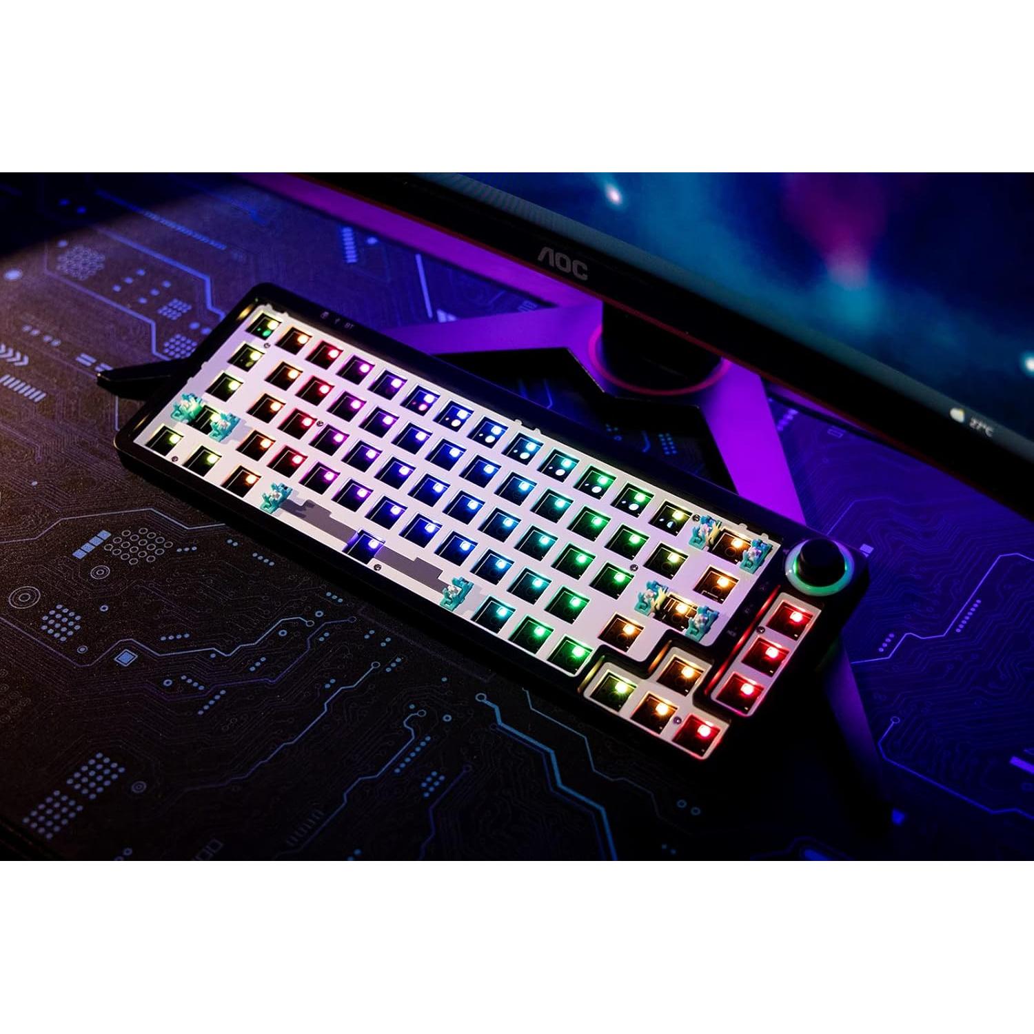 Teclado Mecánico GK GAMAKAY LK67 67 Teclas RGB Inalámbrico