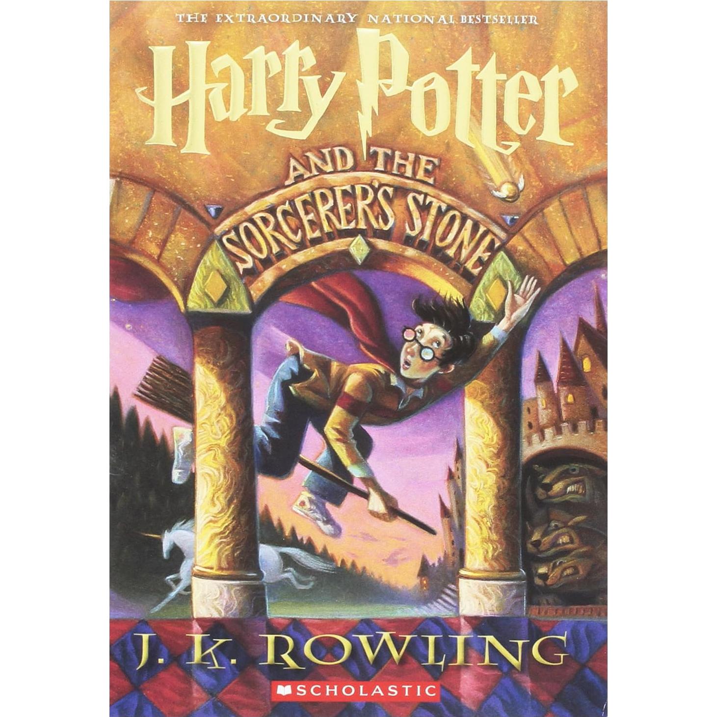 25 Year Anniversary Editon of Harry Potter Paperback Full Book Set Volumes 1-7 (Limited Edition, Original cover)