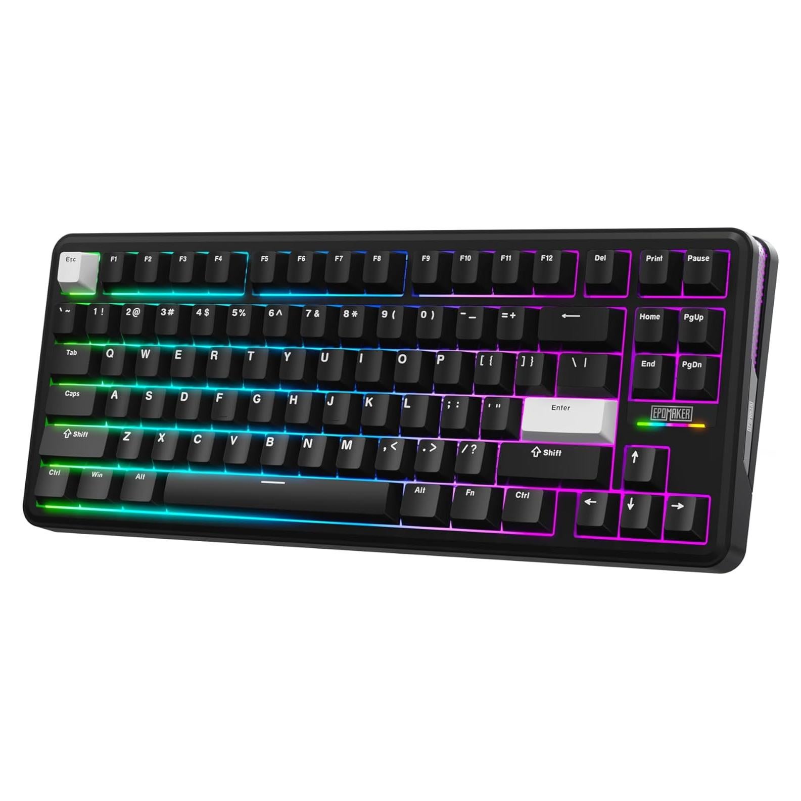 Teclado Mecánico Inalámbrico EPOMAKER TH85 QMK/VIA RGB 75%