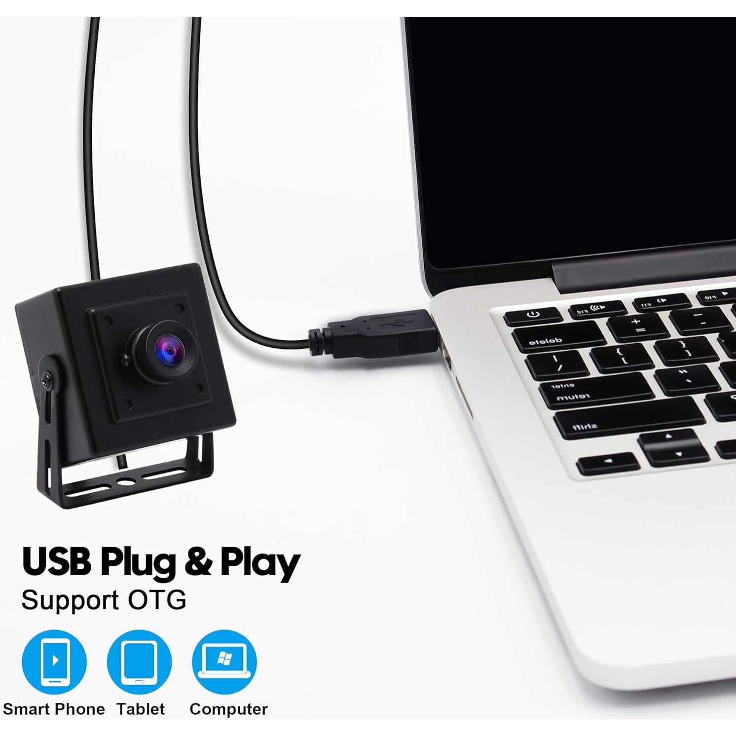 Cámara USB SVPRO 5MP Gran Angular HD Sin Distorsión