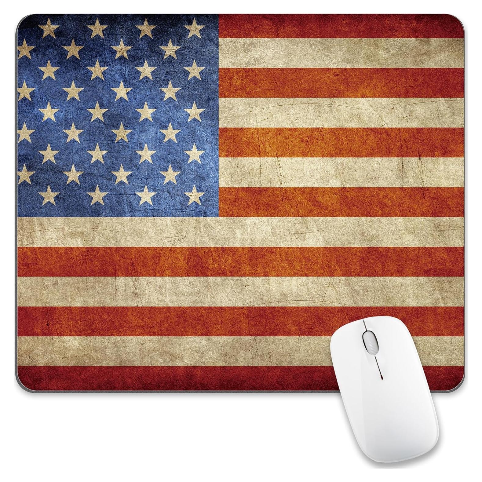 Alfombrilla de Ratón Oyanx1 Bandera EE. UU. 24x20 cm Antideslizante