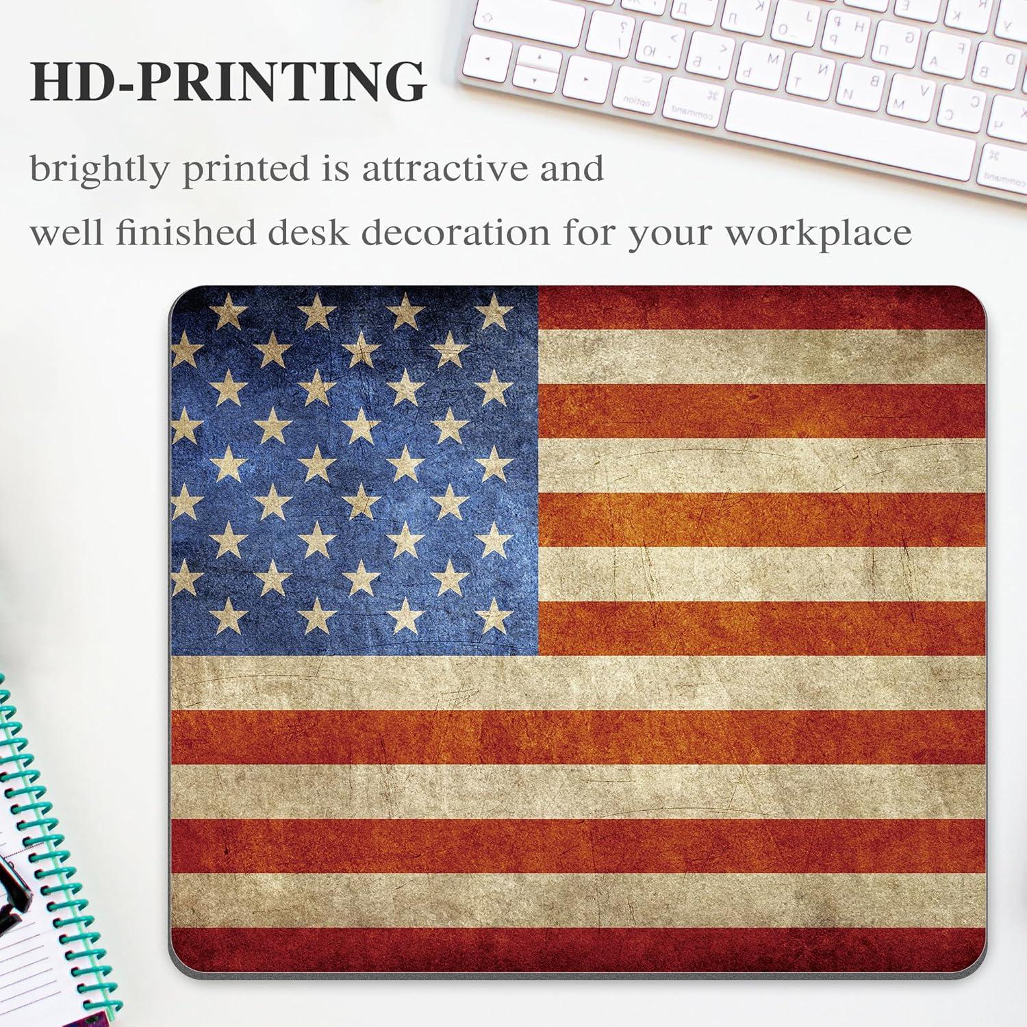 Alfombrilla de Ratón Oyanx1 Bandera EE. UU. 24x20 cm Antideslizante