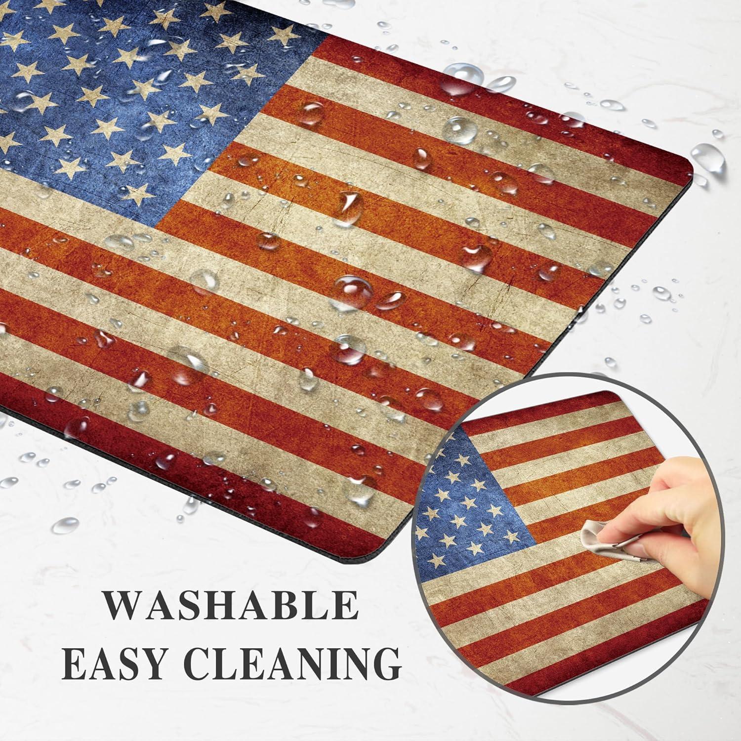 Alfombrilla de Ratón Oyanx1 Bandera EE. UU. 24x20 cm Antideslizante