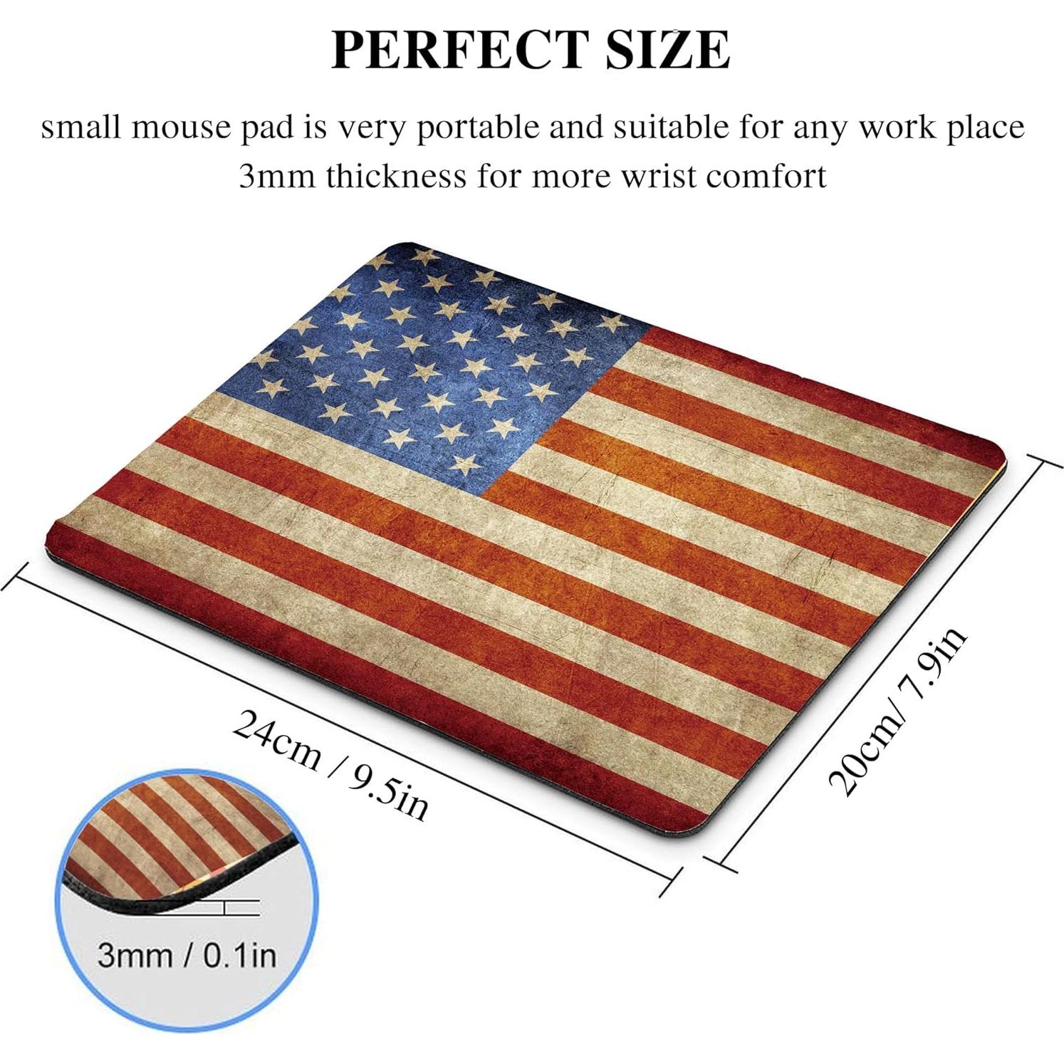 Alfombrilla de Ratón Oyanx1 Bandera EE. UU. 24x20 cm Antideslizante
