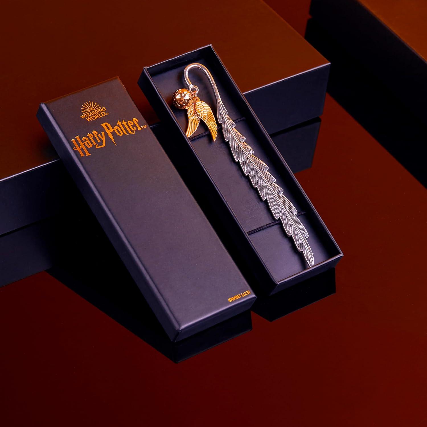 Marcador de Metal Harry Potter Snitch Dorada 14x2 cm