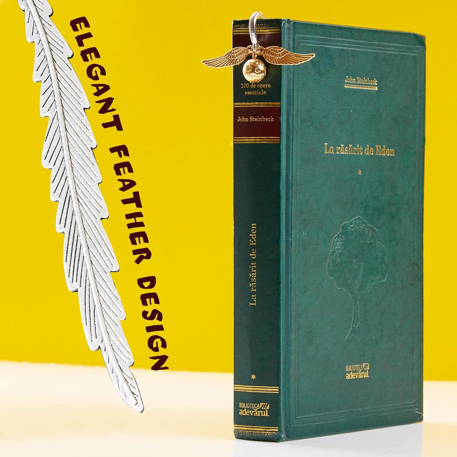 Marcador de Metal Harry Potter Snitch Dorada 14x2 cm