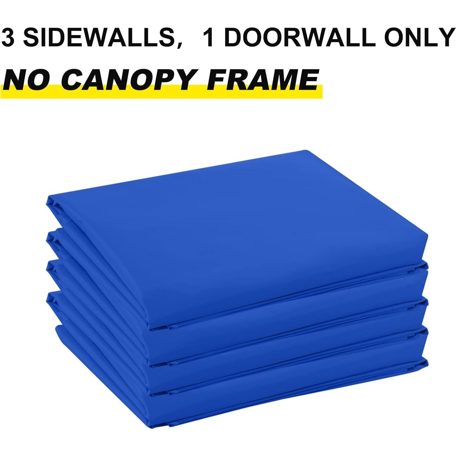 Pared Lateral Inclinada ABCCANOPY 10x10ft Azul - 4 Paredes