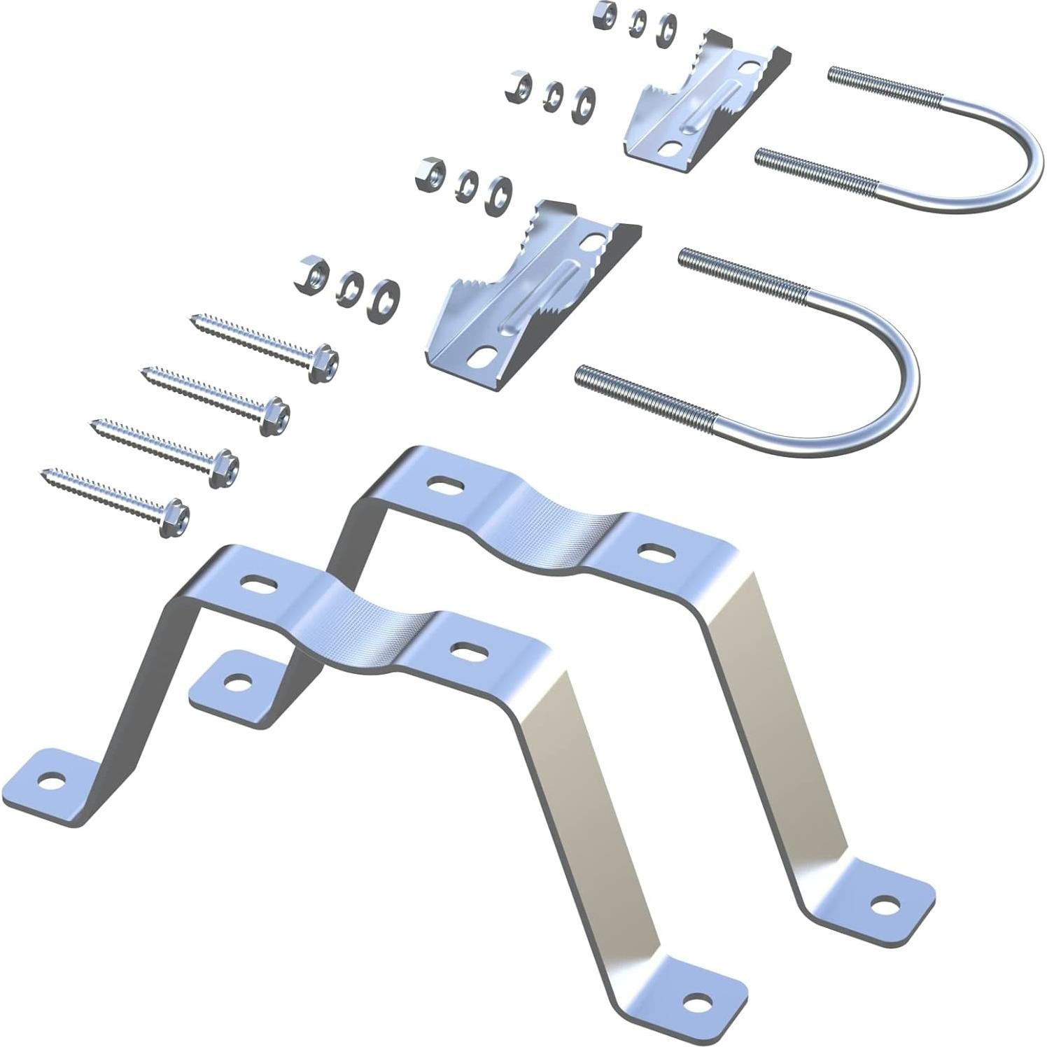 Soporte de Antena Doble Aimeboost Acero Inoxidable 2 Pcs