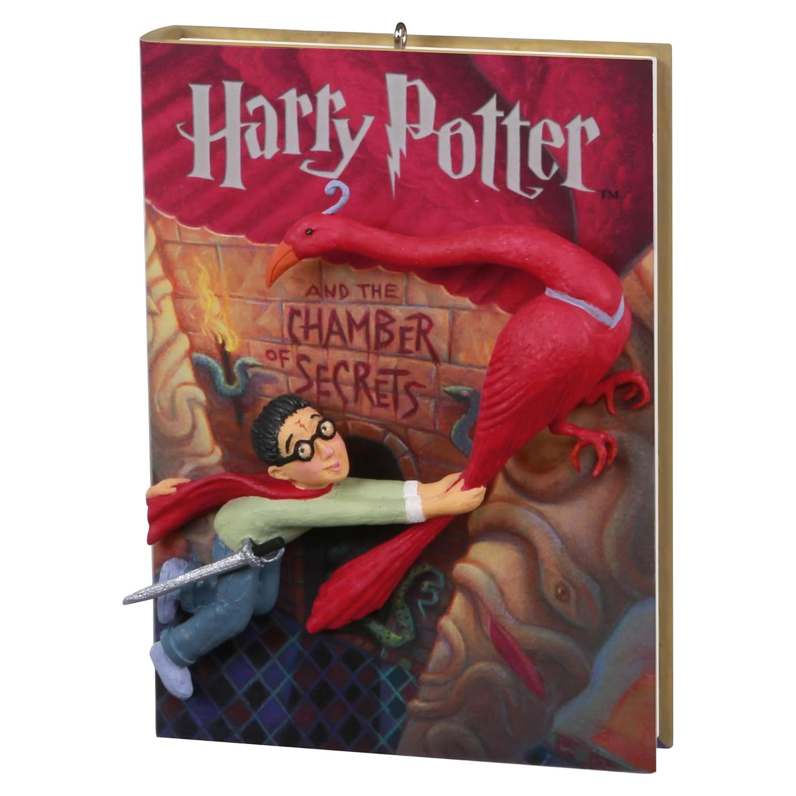 Adorno Navideño Hallmark Harry Potter Cámara Secreta 3D