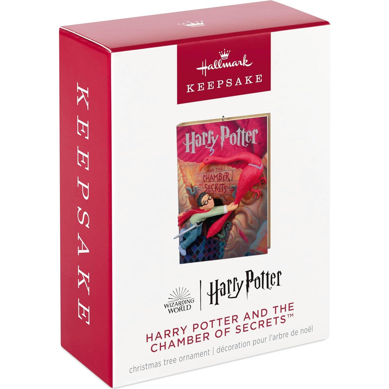 Adorno Navideño Hallmark Harry Potter Cámara Secreta 3D
