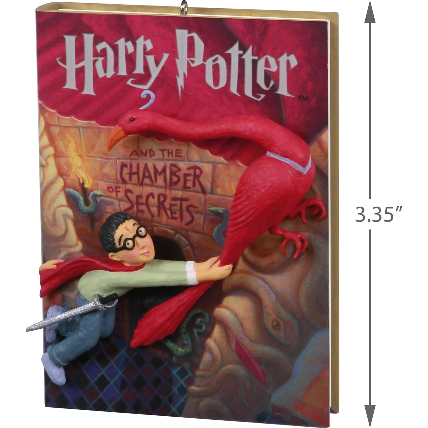 Adorno Navideño Hallmark Harry Potter Cámara Secreta 3D