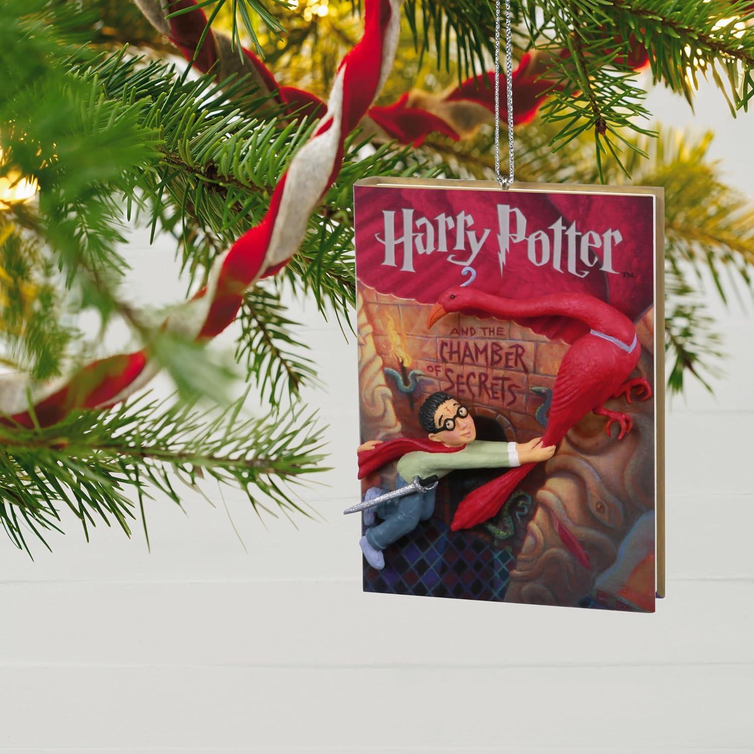 Adorno Navideño Hallmark Harry Potter Cámara Secreta 3D