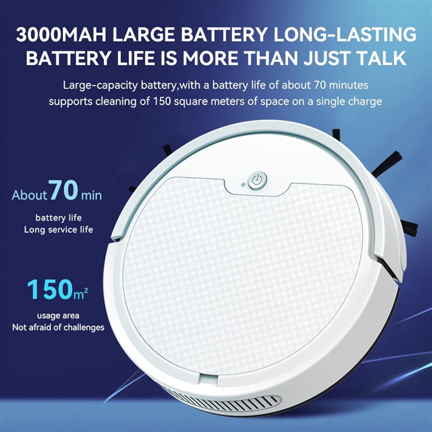 Aspiradora Robot WAGNUS Inalámbrica Control Remoto 27.8cm