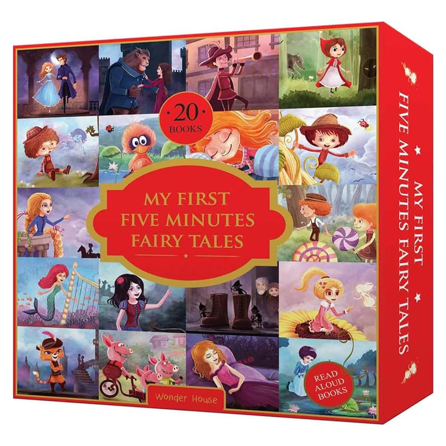 My First Five Minutes Fairy Tales Boxset: Giftset of 20 Books for Kids (Abridged and Retold)