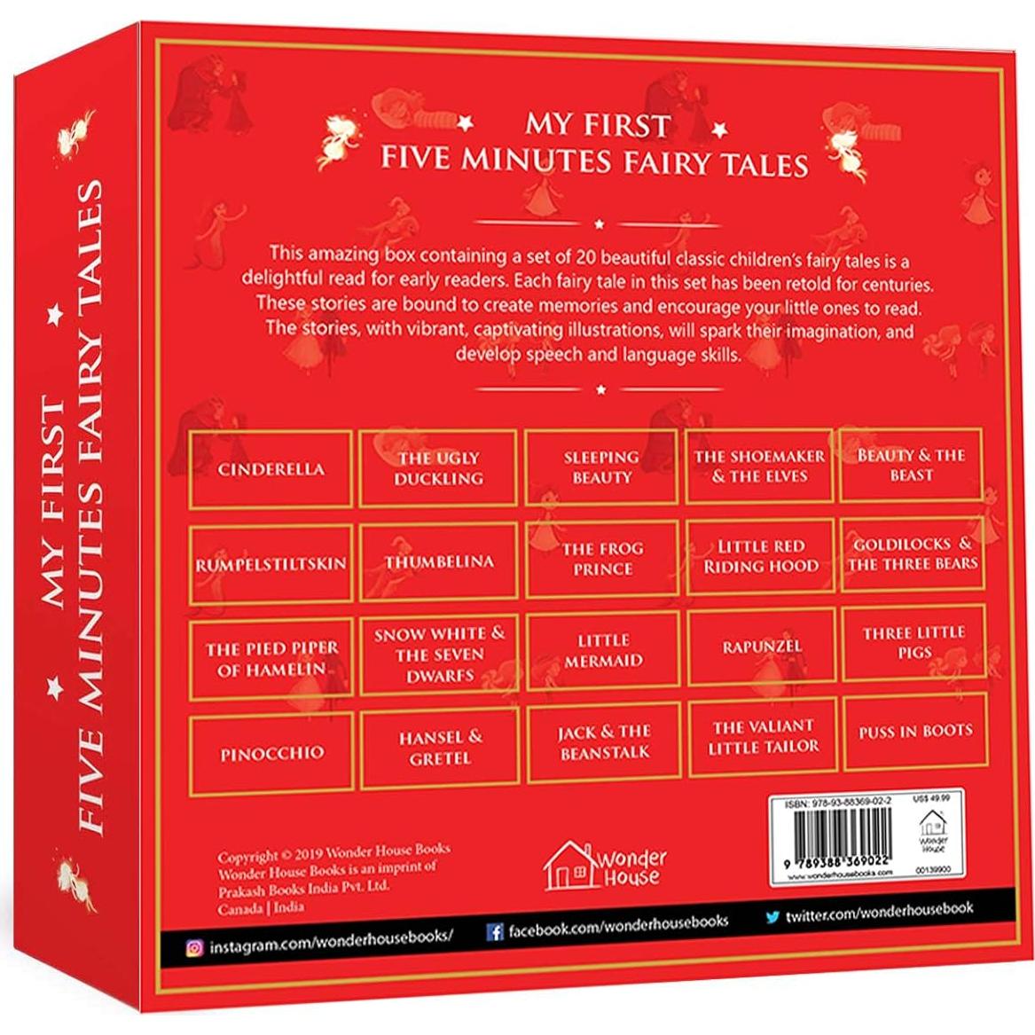 My First Five Minutes Fairy Tales Boxset: Giftset of 20 Books for Kids (Abridged and Retold)