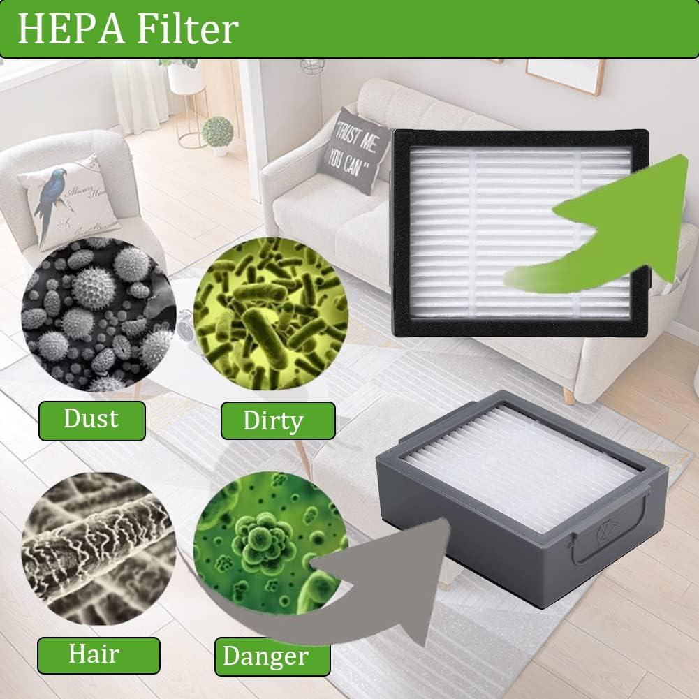 Accesorios de Repuesto ECOMAID para iRobot Roomba i7 i8 E5 E6