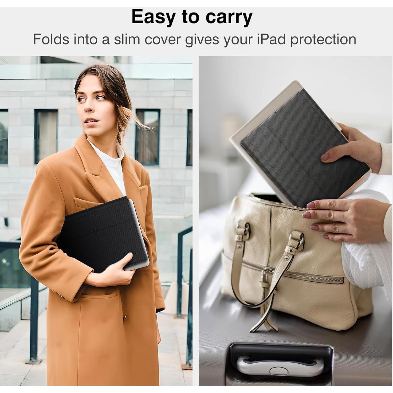 Funda con Teclado Inalámbrico OYEEICE para iPad Air 11" M2/5/4/Pro