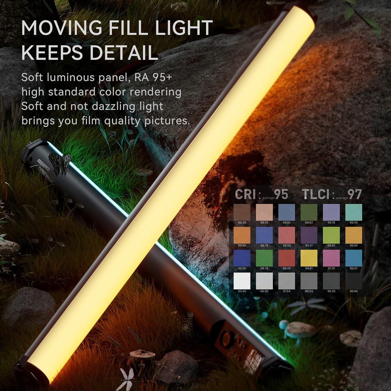 Luz LED Suave Yongnuo YN100 30W RGB 99cm Control Remoto