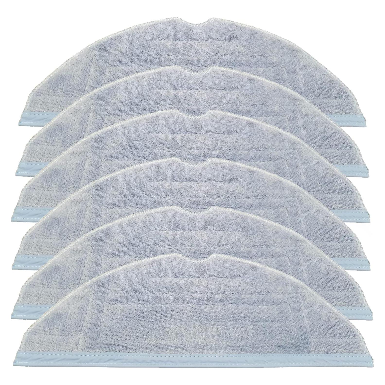 Almohadillas de Reemplazo Microfibra Roboparts para Roborock S7/S7+/S7 MaxV - 6 Pcs