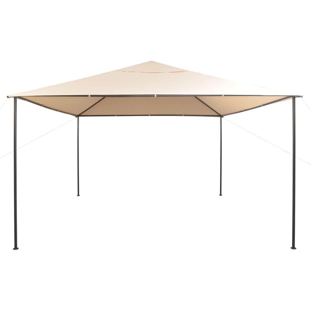 Gazebo Pabellón MINERWALL 4x4m Beige Acero Repelente Agua