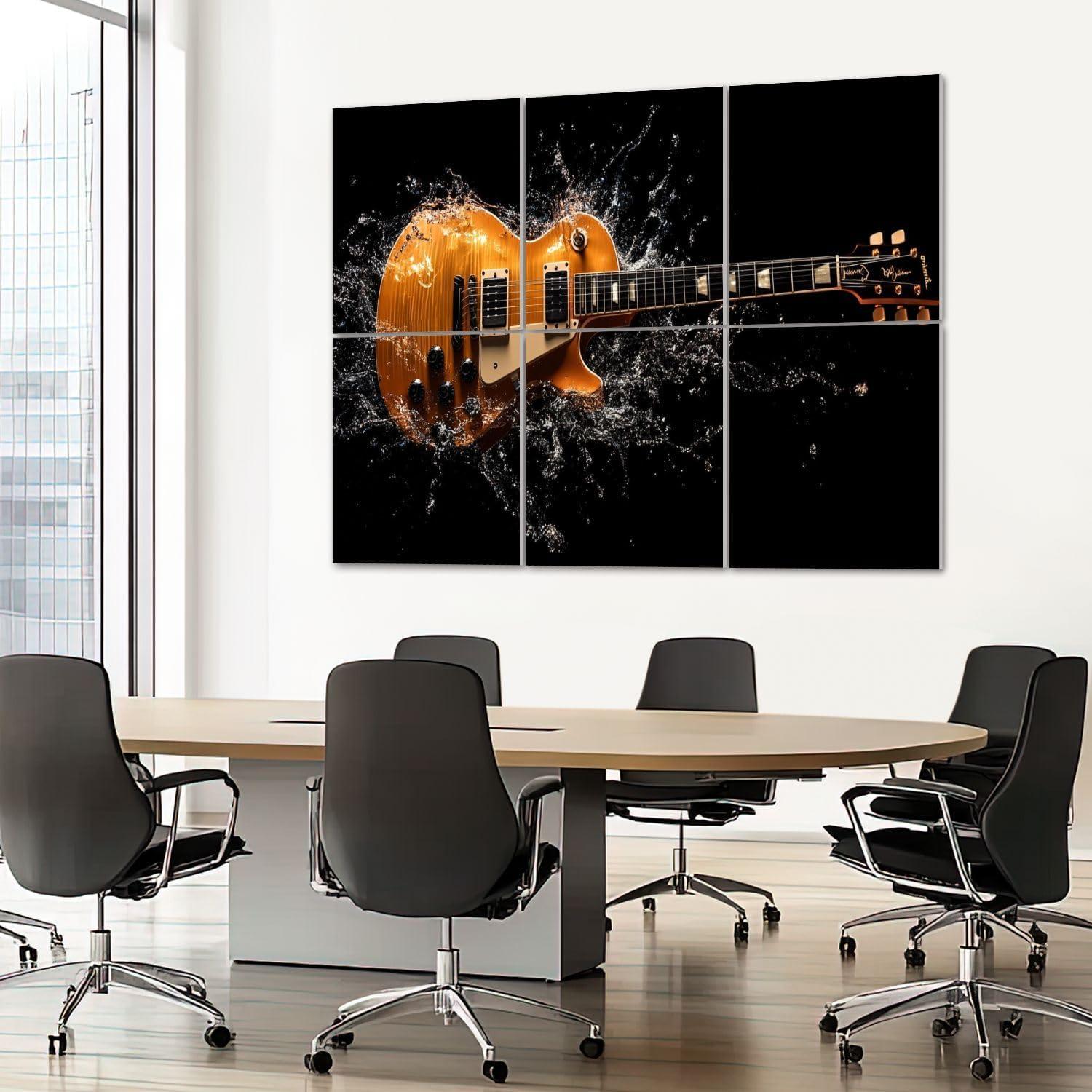 Paquete de 6 Paneles Acústicos Art 182x122 cm Decorativos