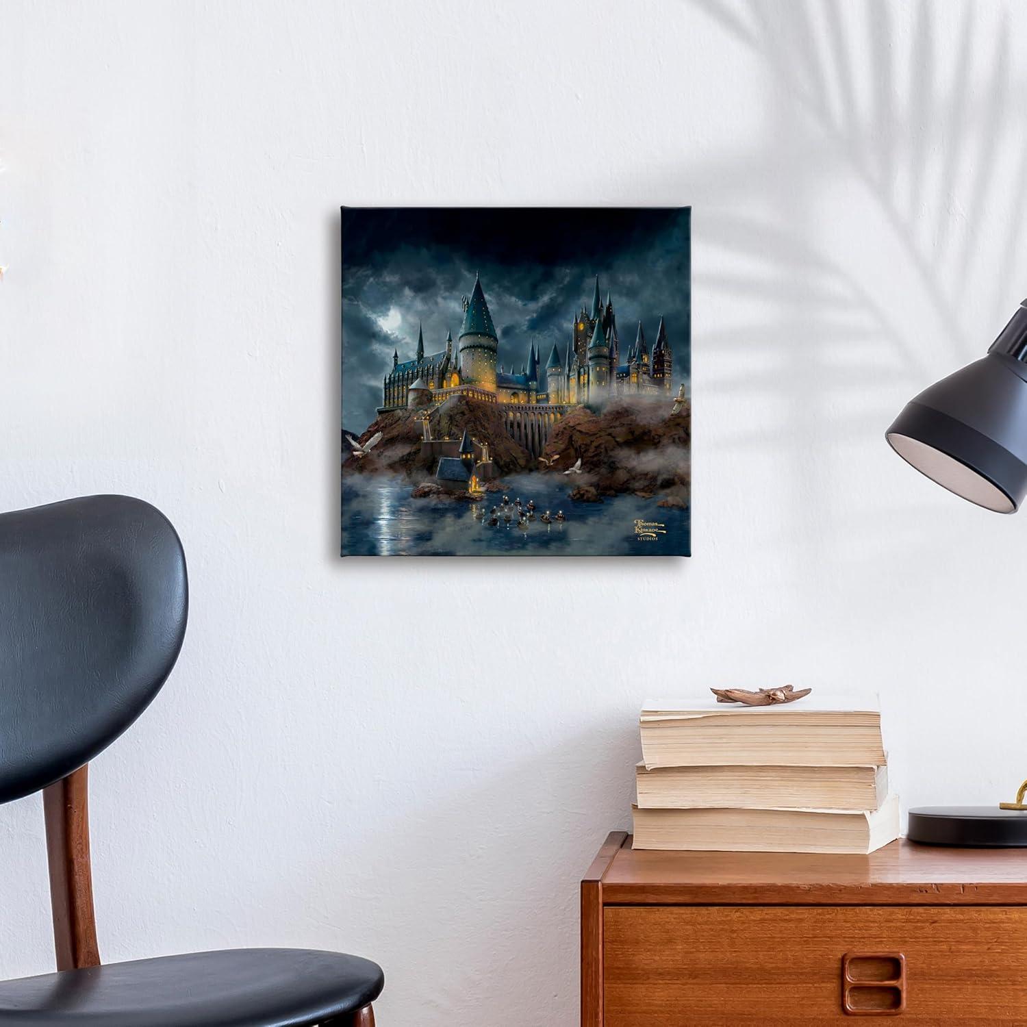 Lienzo Enmarcado Castillo Hogwarts Thomas Kinkade 25x20 cm