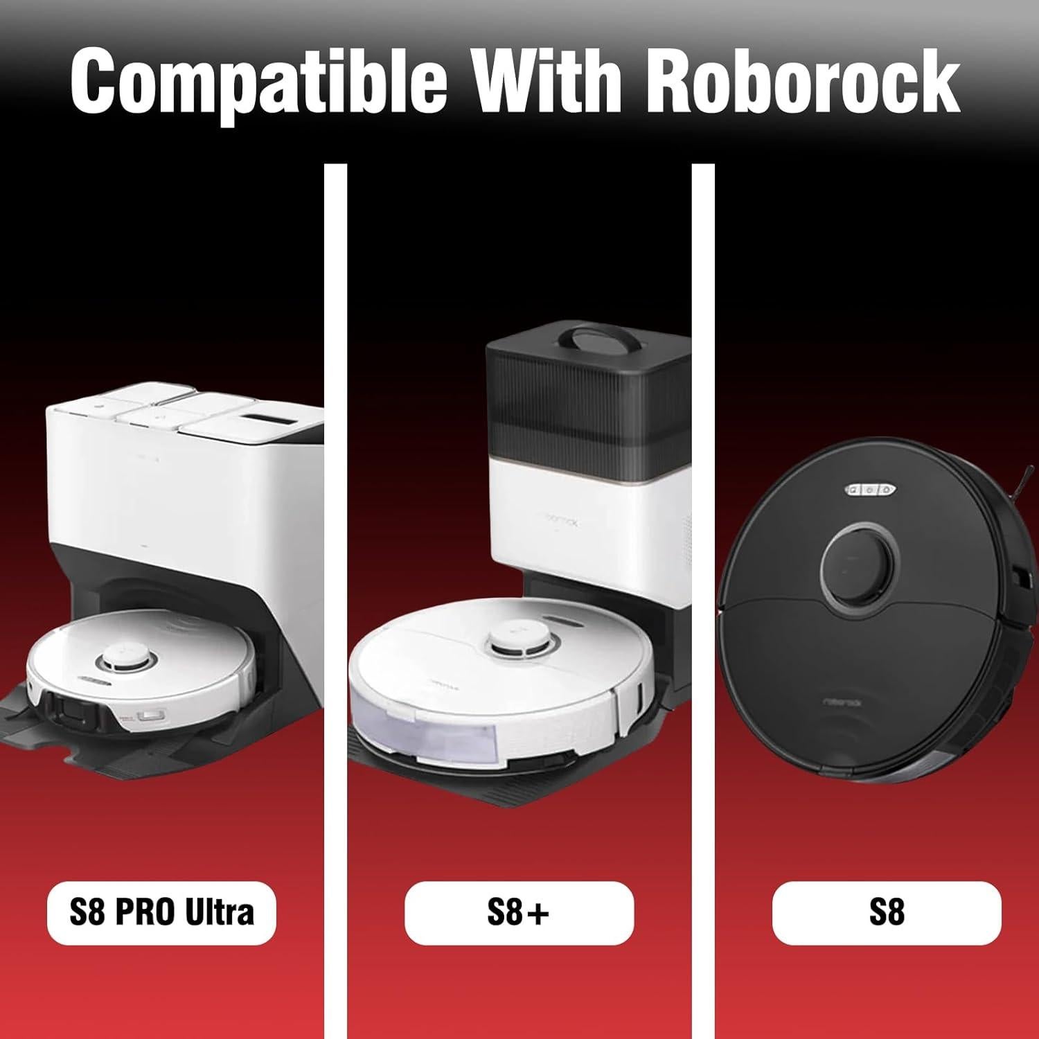 Rodillo y Cepillos Laterales Roborock S8 Pro Ultra - 2 Juegos