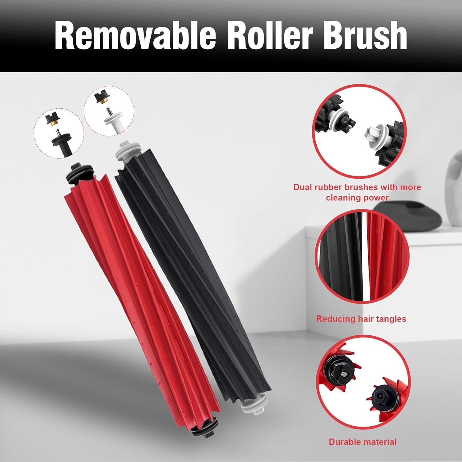 Rodillo y Cepillos Laterales Roborock S8 Pro Ultra - 2 Juegos