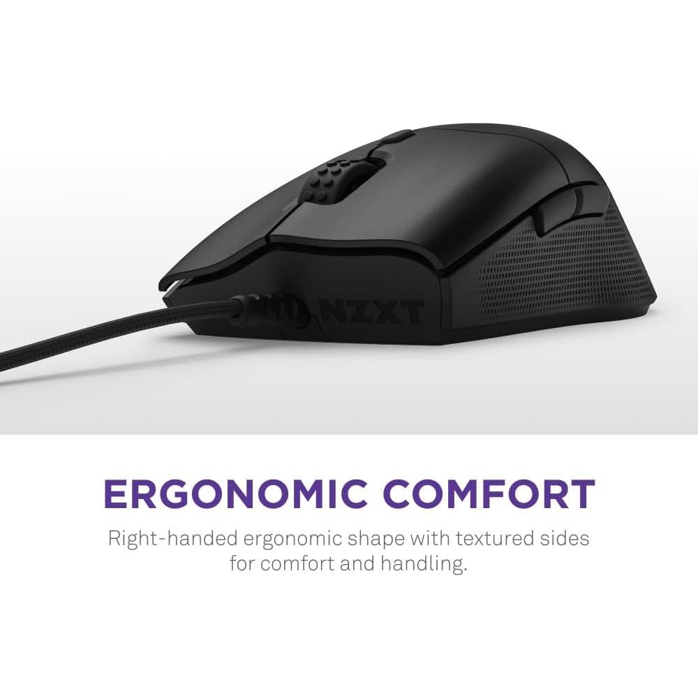 Ratón Gaming Ergonómico NZXT Lift 2 Ergo 61g 26K DPI